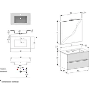 mobiletto moderno bagno verde