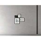 Set astratto formato da 4 tele, dimensioni L.87 x H.87