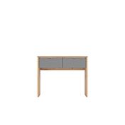 Consolle ingresso a 2 cassetti, finitura Grigio e Rovere