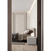 Comodini di design finitura laccato opaco Tele e Nuvola frassinato