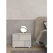 Comodini di design finitura laccato opaco Tele e Nuvola frassinato