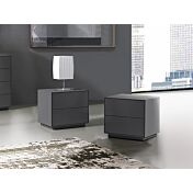 comodini moderni grigio scuro