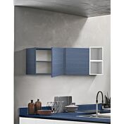 Pensile cubo per cucina sospeso, Blu