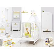 Bagnetto per neonati Melman, Bianco con decori colorati