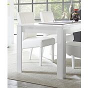 Tavolo MADE IN ITALY  allungabile da 140 o 180 cm in bianco lucido