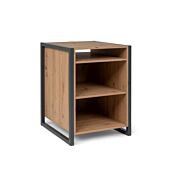 Ufficio completo stile Industry in finitura Antracite e Rovere nodato 