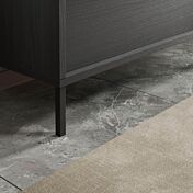 bagno con piedi nero frassino