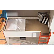 Letto a castello multifunzione con zona studio Spring