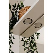 Funzionale Bagno completo con specchio, finitura Bianco lucido