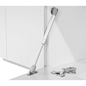 Conveniente Credenza finitura Bianca, 6 ante e 1 ribalta, Made in Italy