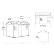Casetta da esterno Gigliola, design moderno, 1175