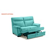 Divano Kim azzurro cielo a 2 posti