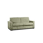 Divano letto Denali, 3 posti sfoderabile, finitura Agave