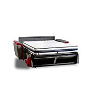 Divano moderno Cervino a 2 posti, con materasso compreso, made in Italy