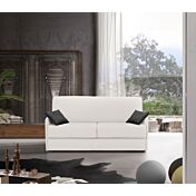 Divano letto Charlie Latte, 3 posti