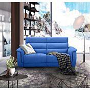 Divano Vale blu Tempesta, divano moderno a due posti