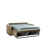 Moderno divano letto 2 posti, tessuto Paglia sfoderabile