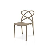 Sedia moderna e di design, grigio caldo