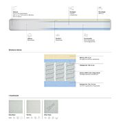 Materasso E3 altezza 24 cm in memory e molle indipendenti, sfoderabile