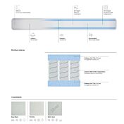 Materasso E4 altezza 23 cm con molle indipendenti, sfoderabile