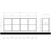 Misure madia marmo nero