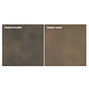 Parete attrezzata Made in Italy in finitura Legno bruciato, Bronzo e Moka