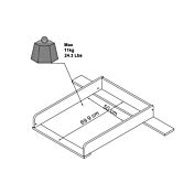 Mobile fasciatoio Nemo, finitura Rovere e Carta da zucchero