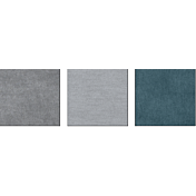 Letto contenitore Fenice in finitura grigio seta, grigio perla e verde oceano