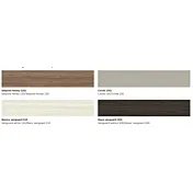 Armadio a 2 ante scorrevoli, Sequoia honey e Corda, con inserti in vetro Beige in promozione