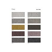 Letto 120x200 ad una piazza e mezza in tessuto, finitura Giallo senape