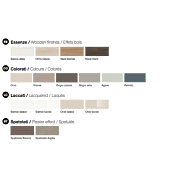 Armadio moderno a 4 ante scorrevoli con 2 specchi, finitura Grigio cenere opaco
