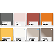 Armadio scorrevole a 3 ante, finitura Rovere White e Desert