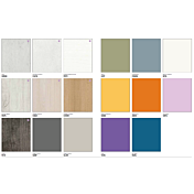 Letto singolo in tessuto in finitura Domy