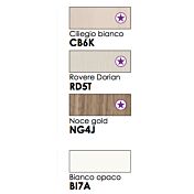 Scrivania sospesa con mensola, finitura Grigio titanio