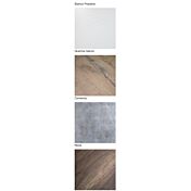 Consolle allungabile Quercia natura, con gambe in metallo decorate