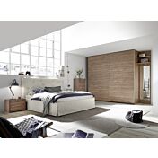 Armadio 2 ante scorrevoli scontato, tutto in finitura Noce Stelvio