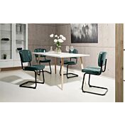 Tavolo in stile nordico in finitura Bianco e Quercia