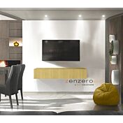 Mobili porta tv design in finitura Ossido, anta a ribalta