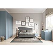 Camere matrimoniali moderne a prezzi bassi, Cadaques e Grigio titanio