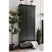 Composizione nordica per l'ingresso grigia antracite