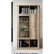 Vetrina 2 ante in finitura Rovere antico