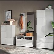 composizione d'ingresso bianca