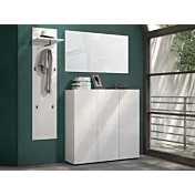 Ingresso moderno Bianco lucido, Made in Italy 