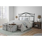 letto matrimoniale con giroletto imbottito