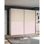 Camera completa per ragazzi in finitura Bianco, Orzo e Rosa confetto