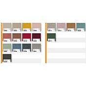 letti singoli in tessuto