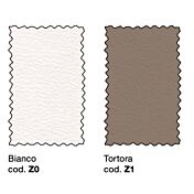 Letto contenitore ecopelle tortora, testata retrofinita