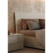 letto tinta legno contenitore