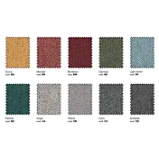 letto legno e tessuto verde