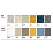 Letto matrimoniale Galaxy, moderno in tessuto, a prezzo scontato